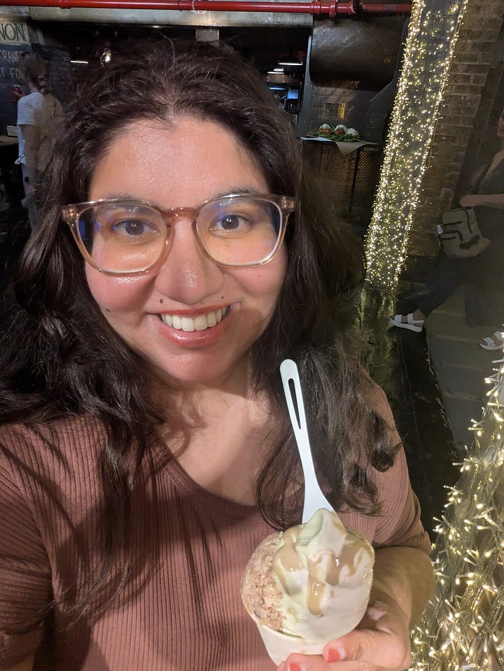 Halva sundae.