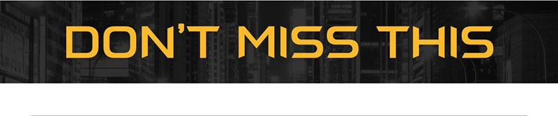 Don't Miss This Don't Miss This