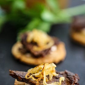 French Dip Bites and Banana Pepper Pot Roast