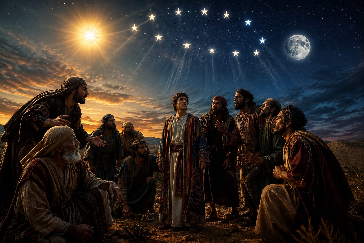 When the Sun, Moon, and Stars Bowed