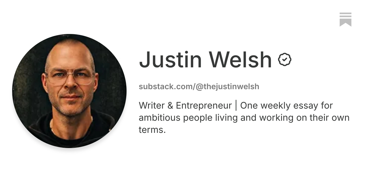 Justin Welsh | Substack