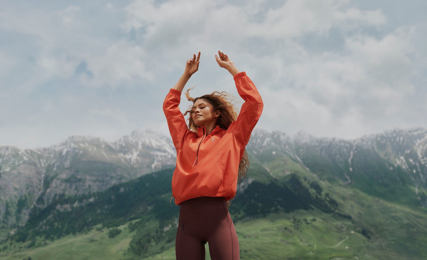 On and Zendaya Explore the Power of Movement In the Swiss Alps