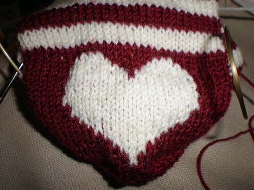 Heart Sock Heel Heart Sock Heel