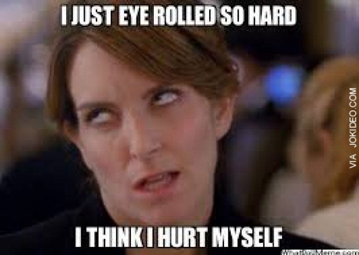 Eye roll Memes