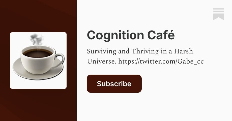 Cognition Café | Gabe | Substack