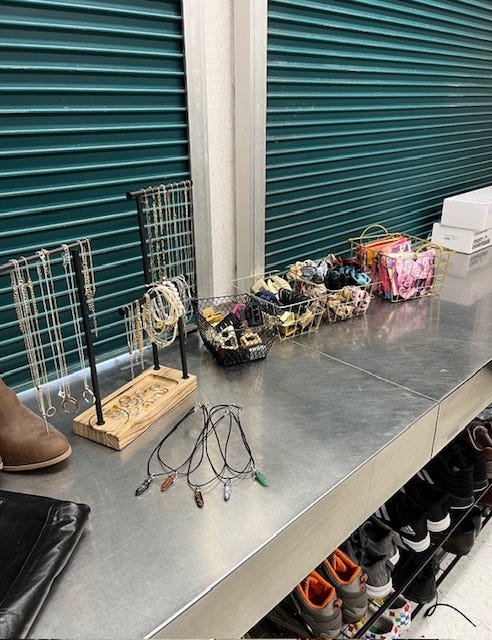 A closet for high school students