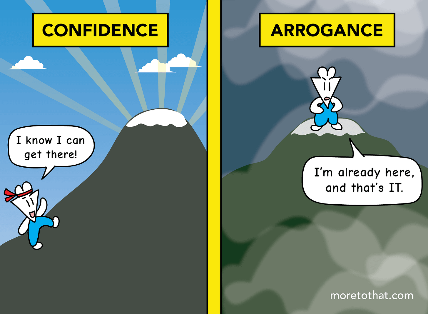 confidence vs arrogance confidence vs arrogance