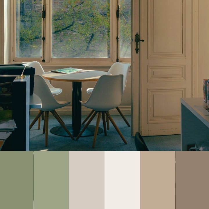 A collection of images with colors that correspond to the seasons