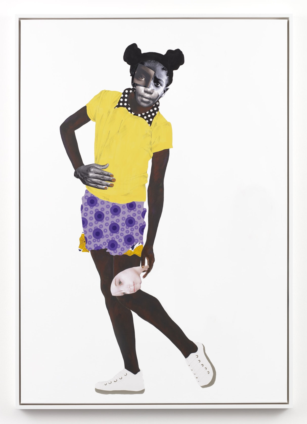 Deborah Roberts, The burden, 2019 Deborah Roberts, The burden, 2019