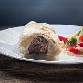 Middle Eastern Meatball Wraps With Garlic and Lemon Yogurt Sauce