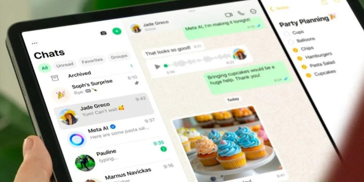 Whatsapp on iPad Whatsapp on iPad
