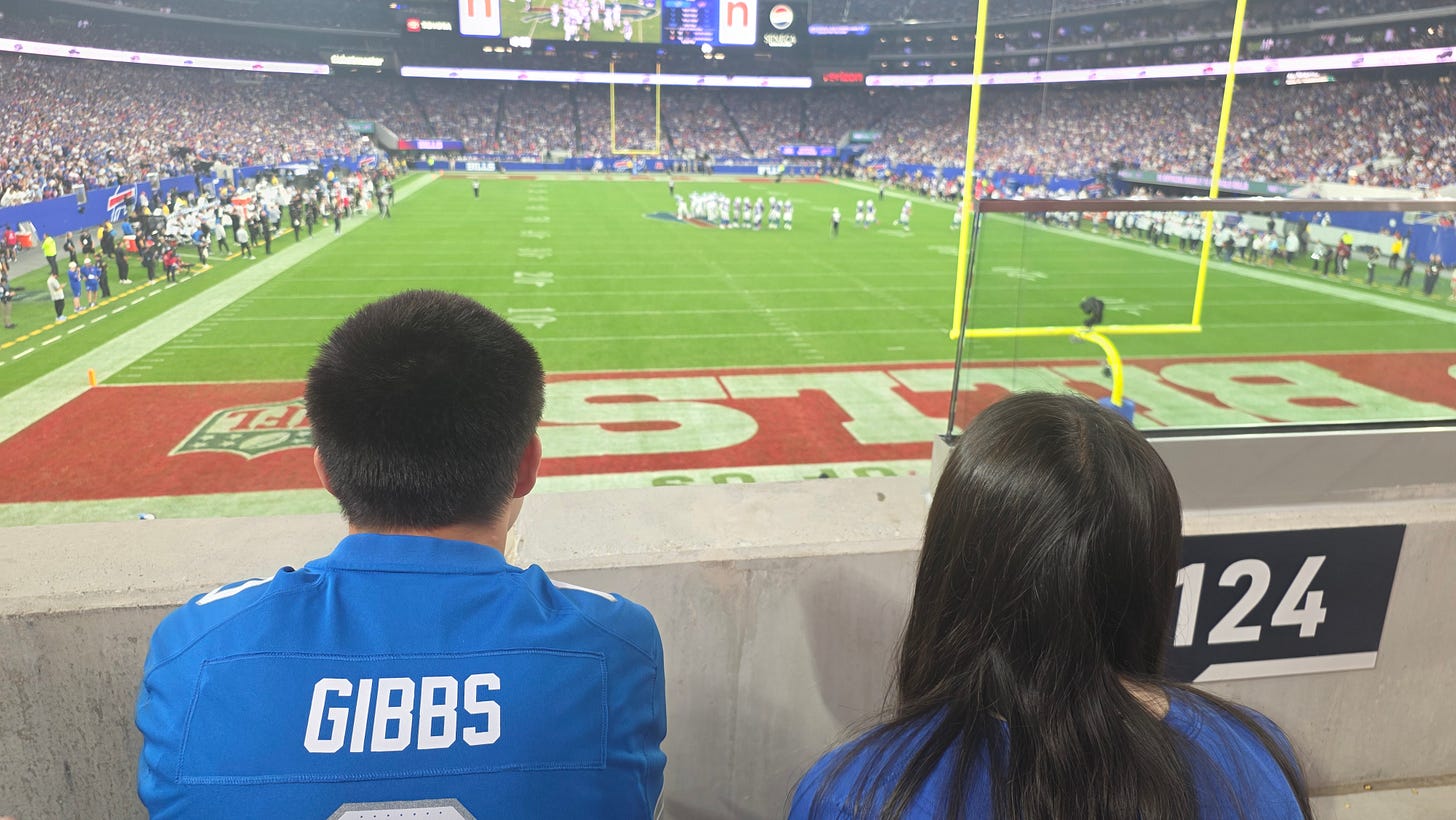 Lions vs Bills in-game stadium view Lions vs Bills in-game stadium view