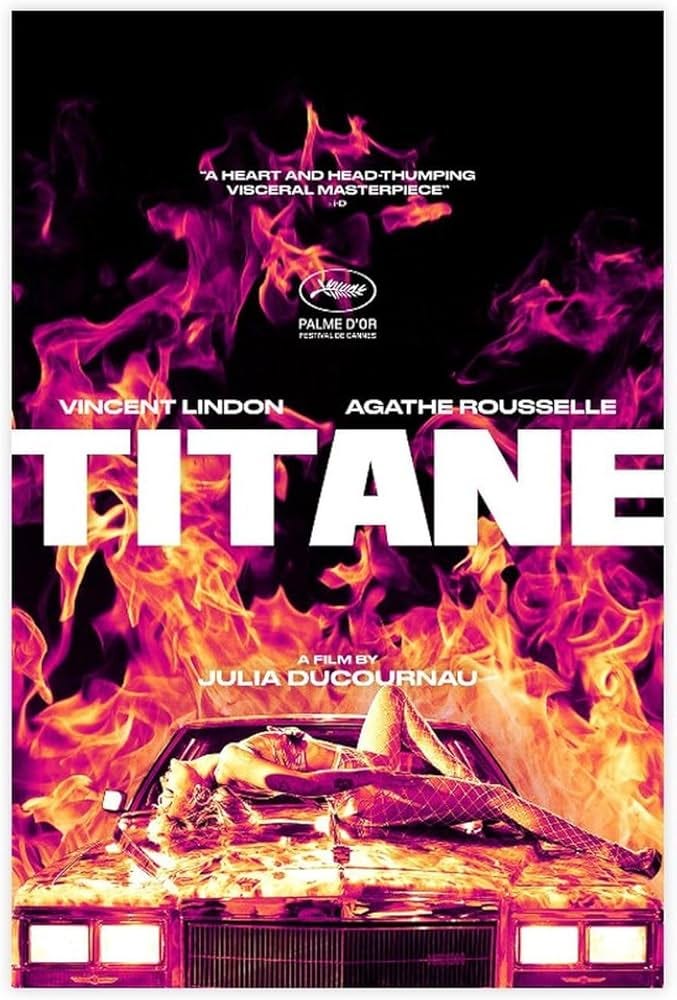 GO EHG Titane Movie Poster Canvas Poster Wall Art Decor Print Picture  Paintings for Living Room Bedroom Decoration Unframe:20x30inch(50x75cm)