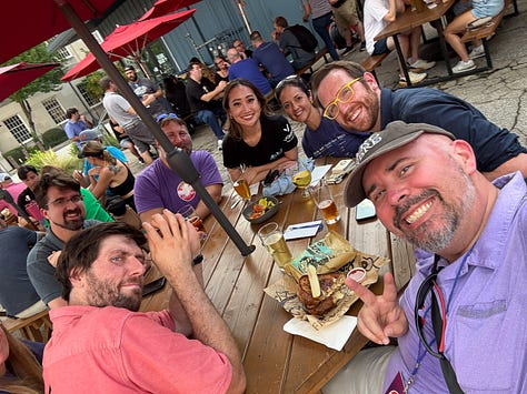 Getting together at GatherGVL, Vonage Happy Hour @ New Realm and winding down at Fire Forge