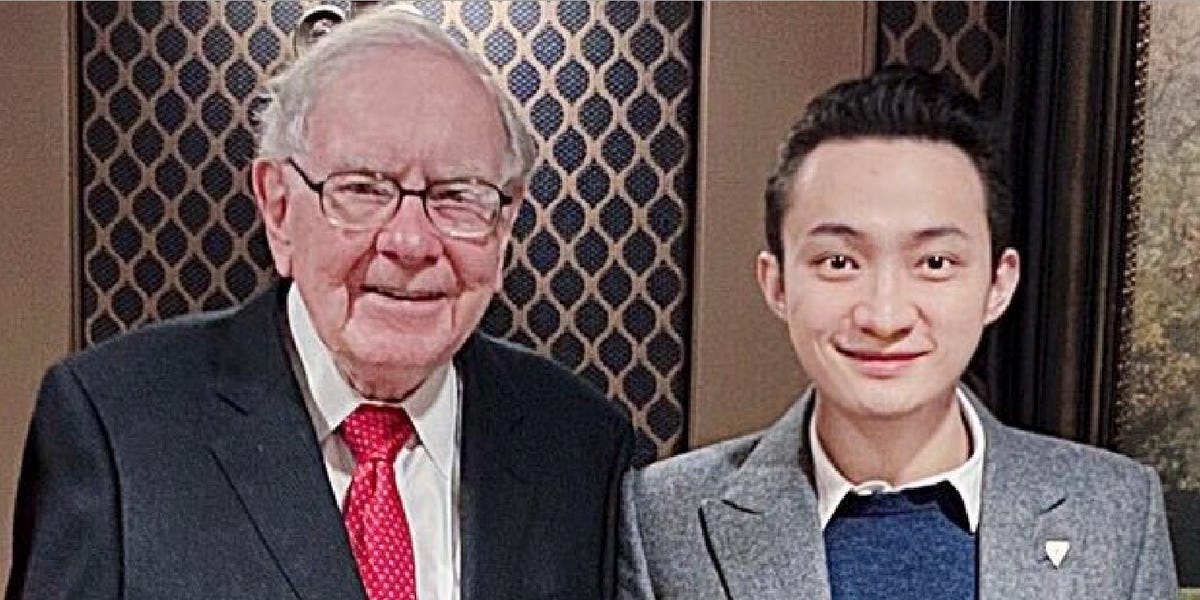 Warren Buffett Finally Had $4.6 Million Lunch With Tron CEO Justin Sun -  Markets Insider