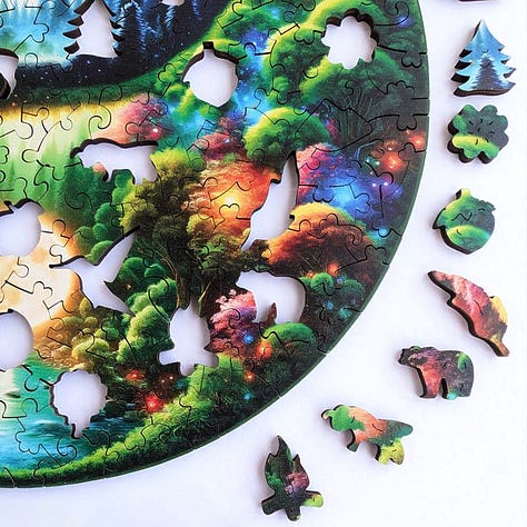 Leogor Nature's Balance Wooden Jigsaw Puzzle