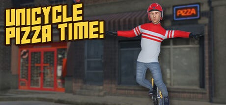 Unicycle Pizza Time Steam Capsule Art
