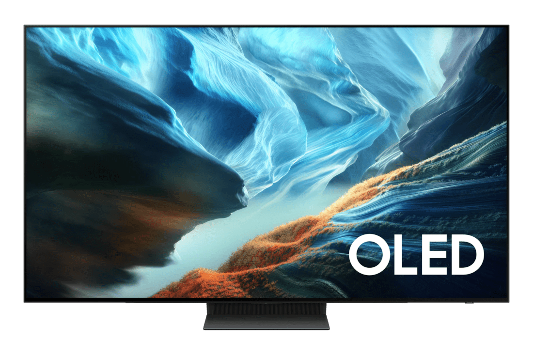 A Samsung S90H OLED TV.