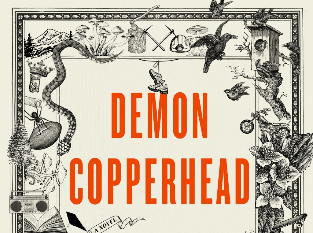 Cover of Barbara Kingsolver's novel Demon Copperhead