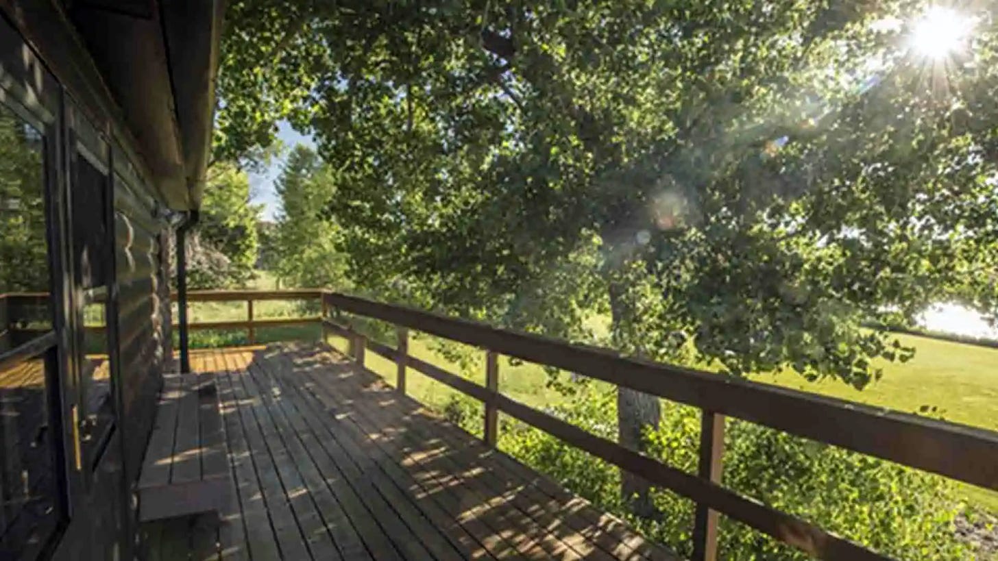 Deck Overlooking the North Platte River