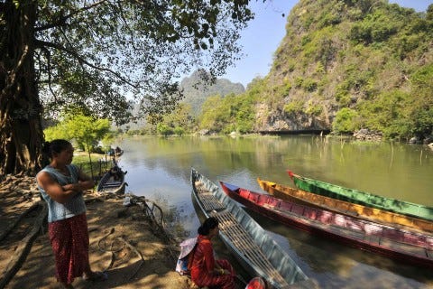 BURMA: Saddar Cave BURMA: Saddar Cave