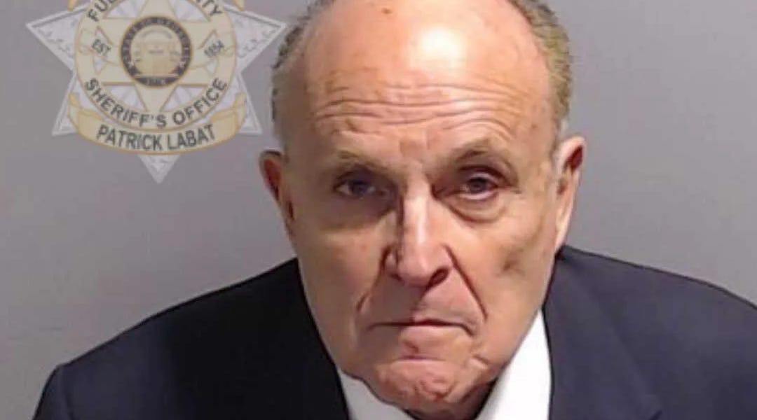 Trump Giving Rudy Medal Of Freedom For Excellence In Chram-Yanking Or...