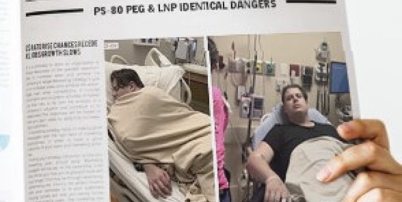 Pre-pandemic studies explain Polysorbate 80 [RSV, AstraZeneca & J&J] and PEG [Pfizer & Moderna LNP] cross-reactions: identical potentially life-threatening adverse reactions, including blood clots. 