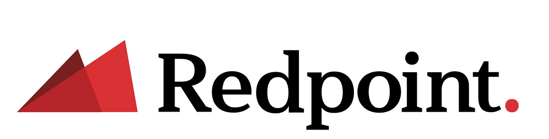 Logo of Redpoint Ventures, a leading venture capital firm known for its investments and frameworks guiding AI and SaaS startups. Logo of Redpoint Ventures, a leading venture capital firm known for its investments and frameworks guiding AI and SaaS startups.