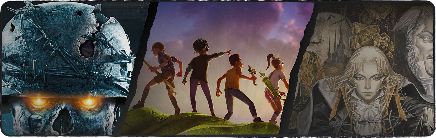 Collage showing 3 new games I picked up on sale!