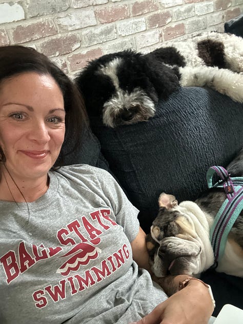 Images of Erin Gregory and her family.
