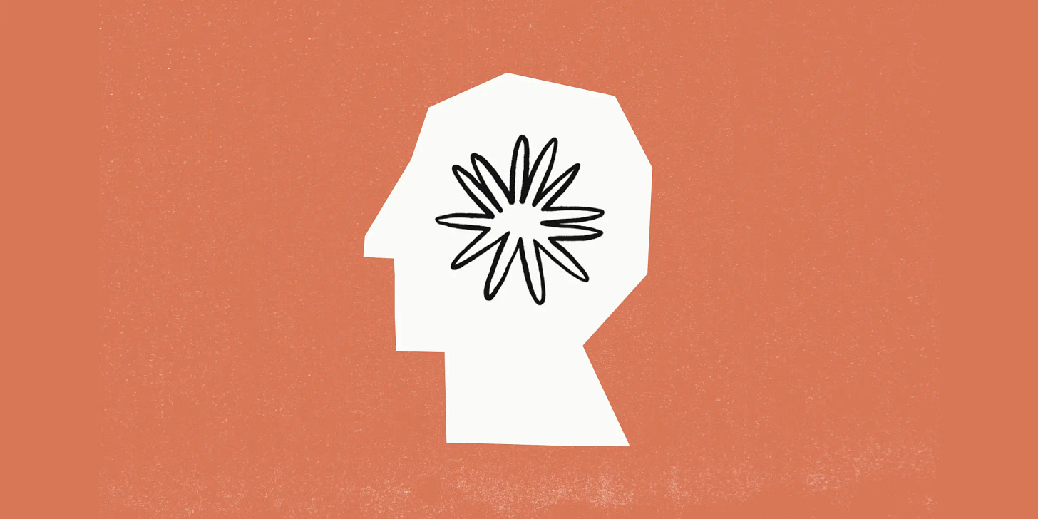 Profile with Claude sunburst 