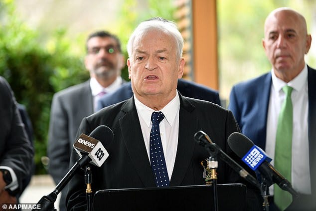 Mayor of Blacktown City Council, Tony Bleasdale (pictured), has died at the age of 77 during a flight home from China on Friday morning