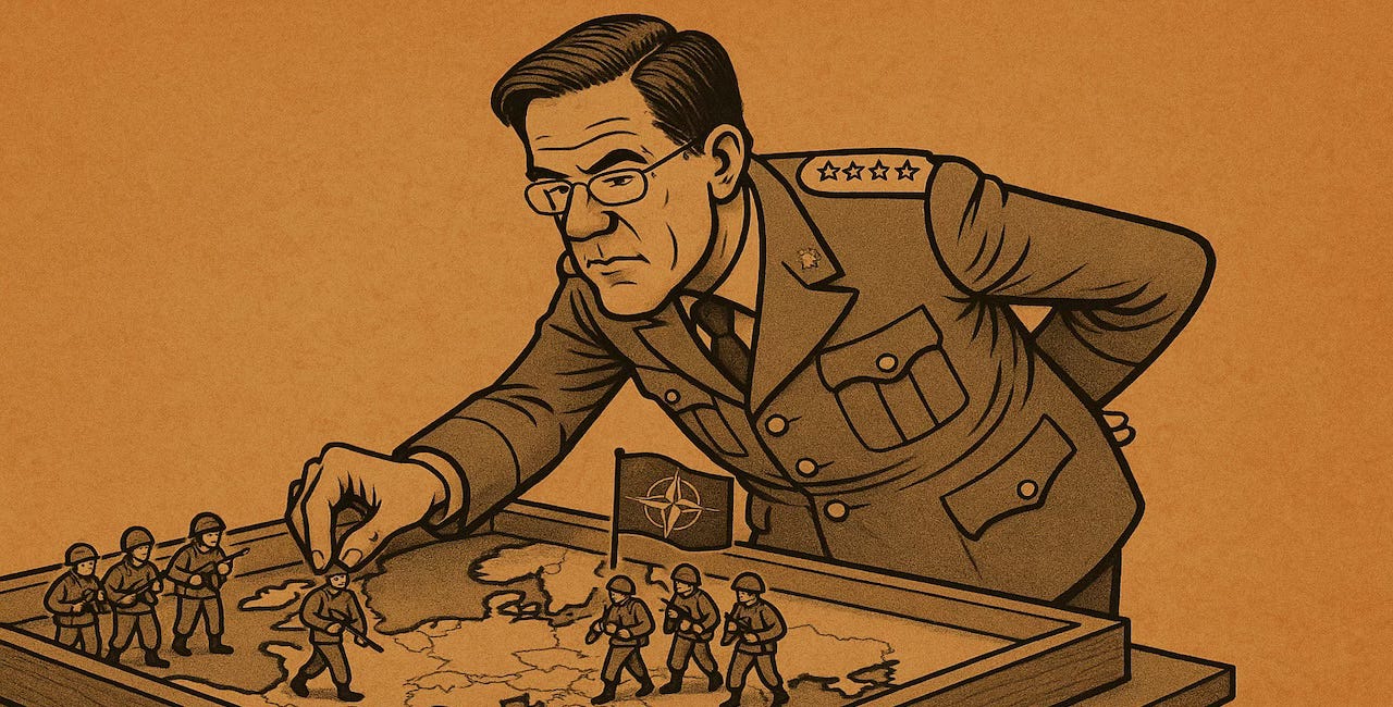Oorlogstaal van Mark Rutte moet Europese onmacht verhullen
