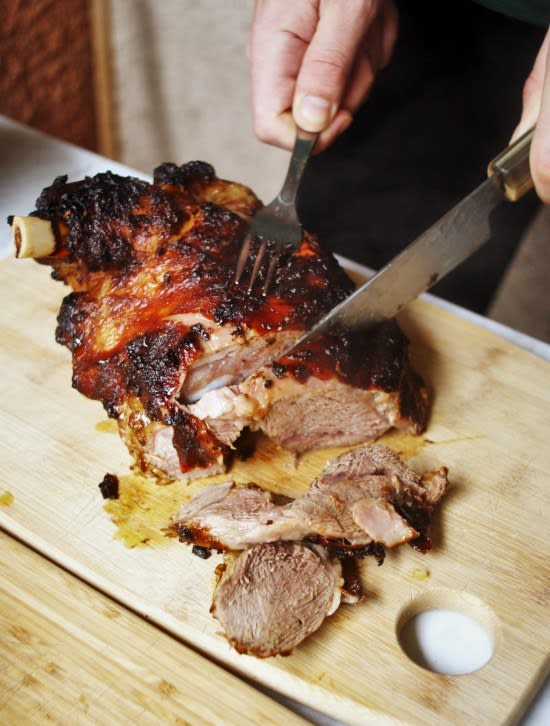 slow cooked lamb
