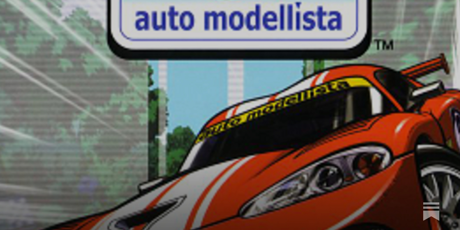 Auto Modellista, a cel-shaded racing game developed and published