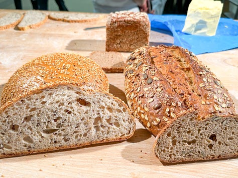 A small selection of bread from Germany.