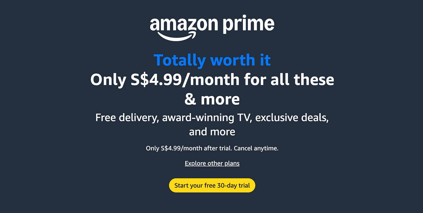 Amazon Prime Singapore Amazon Prime Singapore