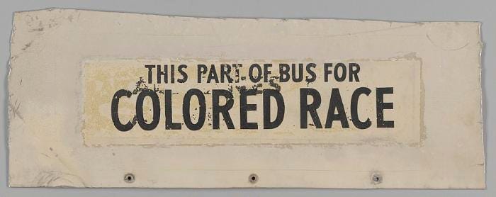 Sign from segregated Nashville bus number 351 | National Museum ... Sign from segregated Nashville bus number 351 | National Museum ...