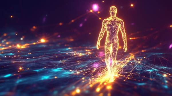 A person walking through a glowing area

AI-generated content may be incorrect.