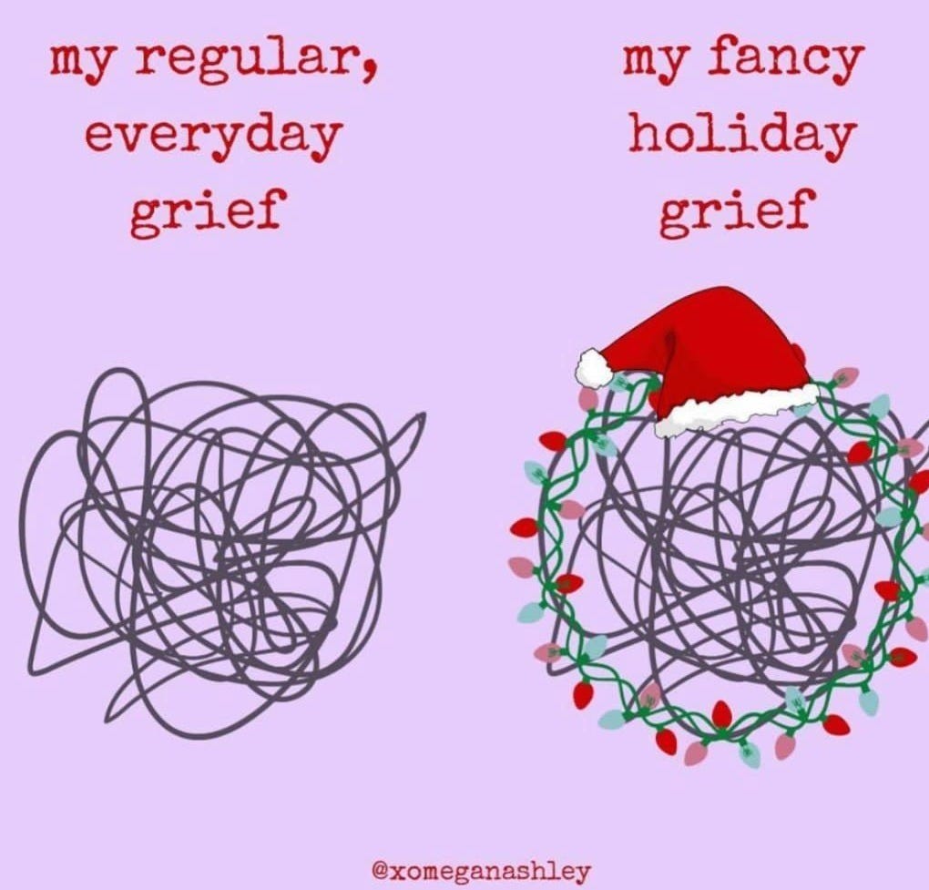 May be a graphic of christmas tree and text