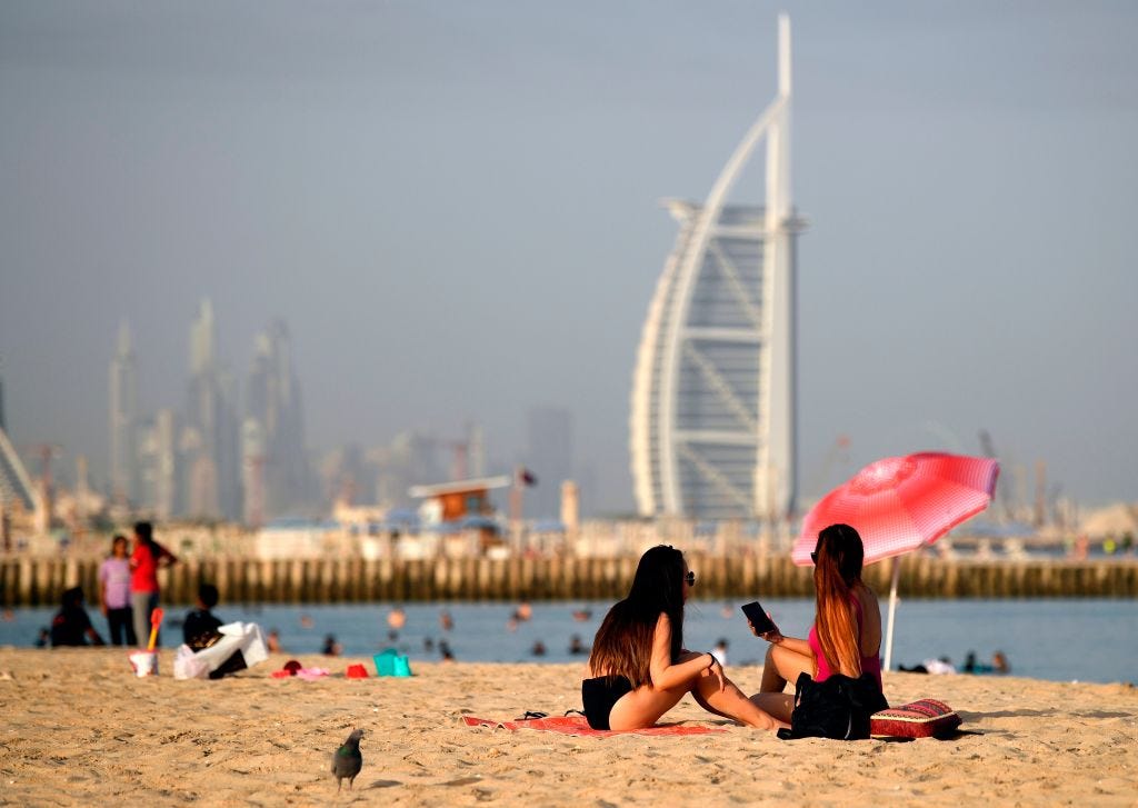 Missiles Fall Nearby, but Dubai’s Expats Don’t Want to Leave