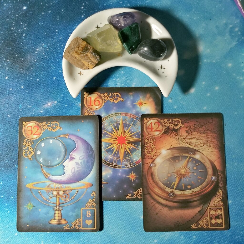 A Message from the Universe ~ Pushing and Prioritizing, Gilded Reverie Cards A Message from the Universe ~ Pushing and Prioritizing, Gilded Reverie Cards