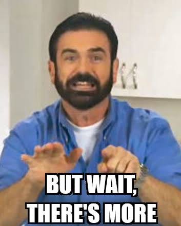 Fun fact: Billy Mays never said “But wait, there's more” in any of his commercials. It's just another example of the Mandela Effect. Something people think he would've said often, but actually Fun fact: Billy Mays never said “But wait, there's more” in any of his commercials. It's just another example of the Mandela Effect. Something people think he would've said often, but actually
