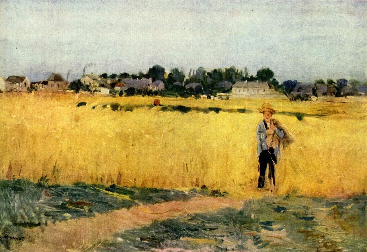 Berthe Morisot In the Wheatfields Berthe Morisot In the Wheatfields