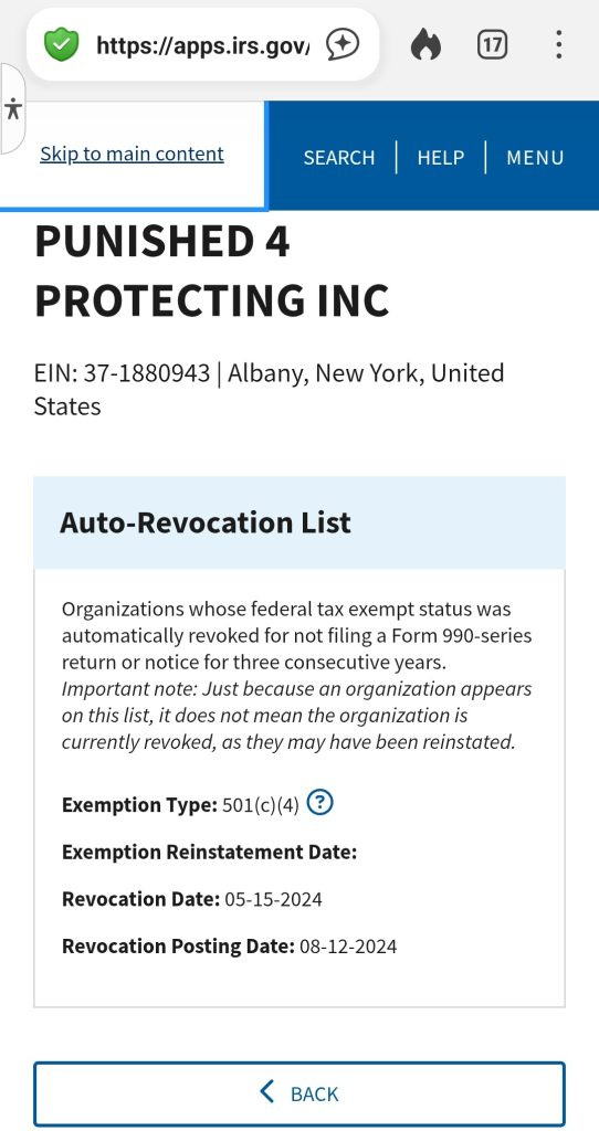 I'll Sue You: “Federal bill” author Francesca Amato loses IRS status, threatens journalists, and faces backlash for alleged self-enrichment.