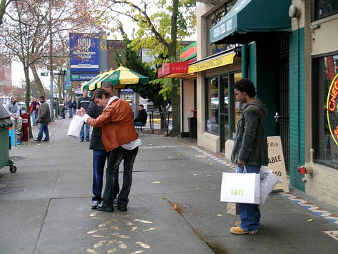 Jonathon Trent, Derek Magyar & Darryl Stephens shooting in Seattle (Images via Q. Allan Brocka)