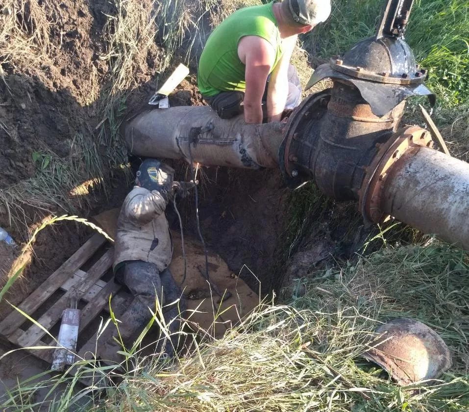Що розповідають окупанти про дві серйозні аварії на водоводі, через що більша частина міста опинилася без води?