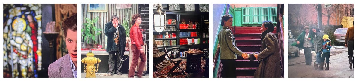 Film stills: Videodrome (1983) / RYGB strategy in action