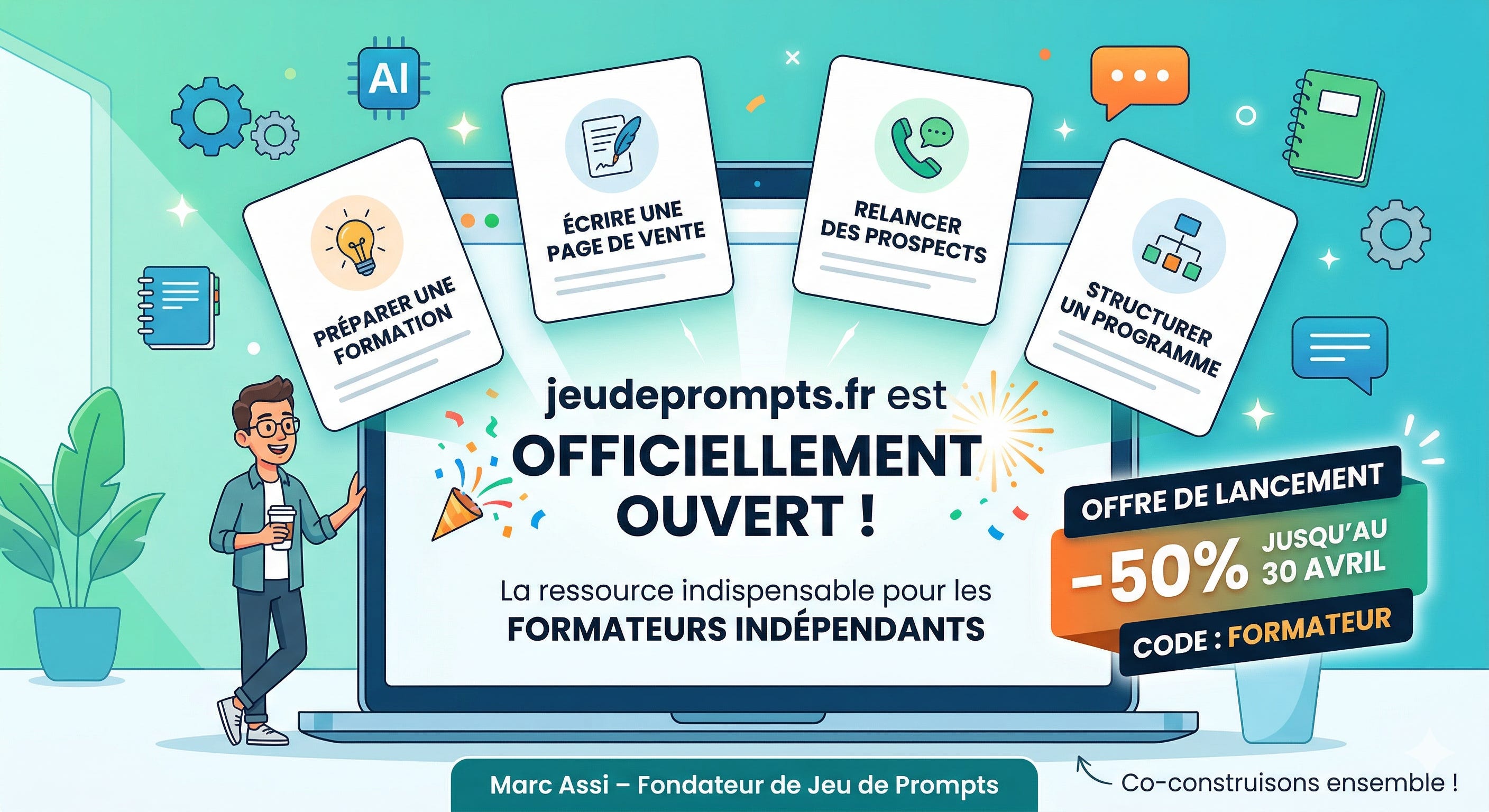 C’est ouvert ! Pour de vrai ! 🎉