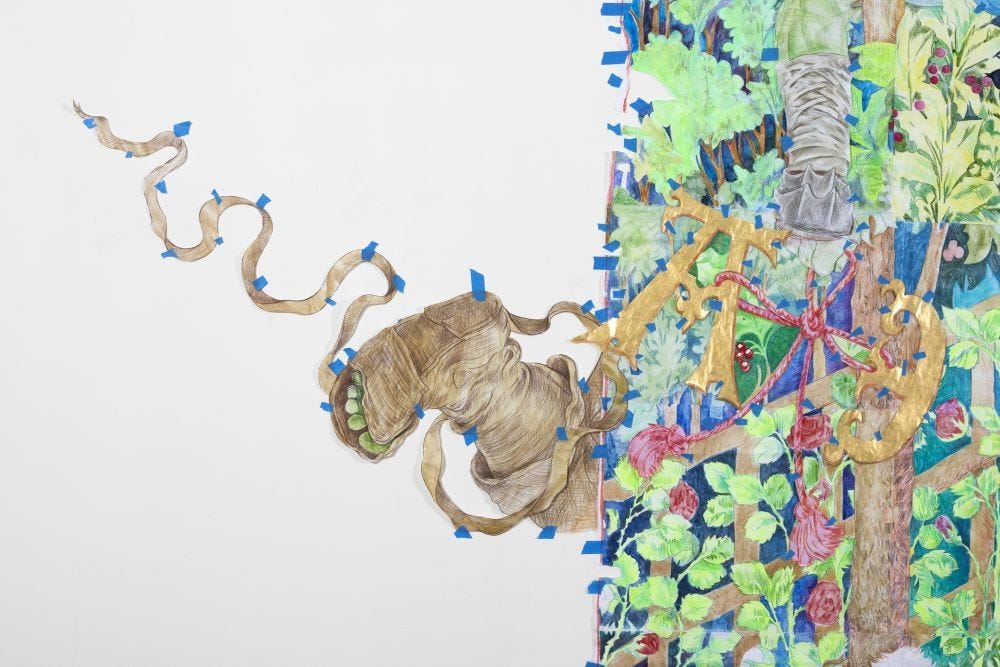 Sam Keogh, The Unicorn Surrenders to a Maiden Cartoon